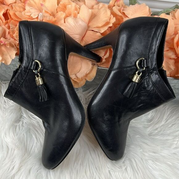 Vince Camuto Vecka Side Tassel Dress Ankle Booties Sz 7 NWT - Picture 5 of 11